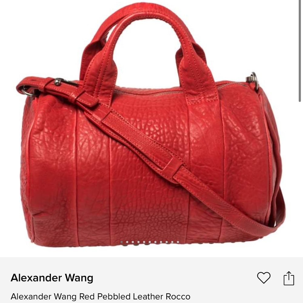 Alexander Wang Rocco Pebbled Leather Bag